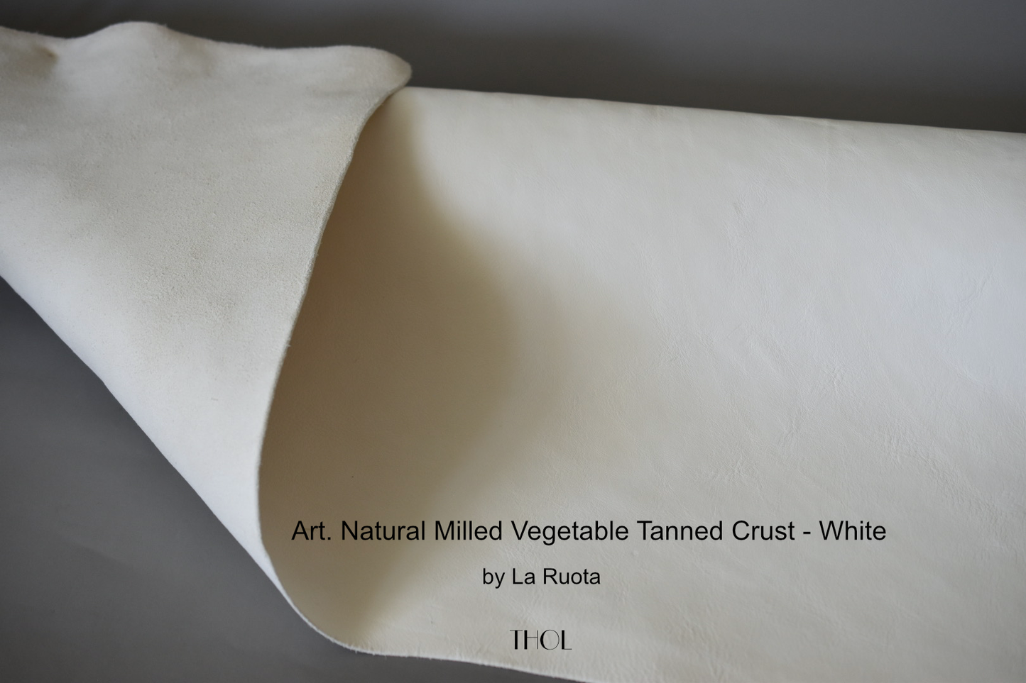Art. Natural Milled Veg Tan Crust - White (Custom Order)