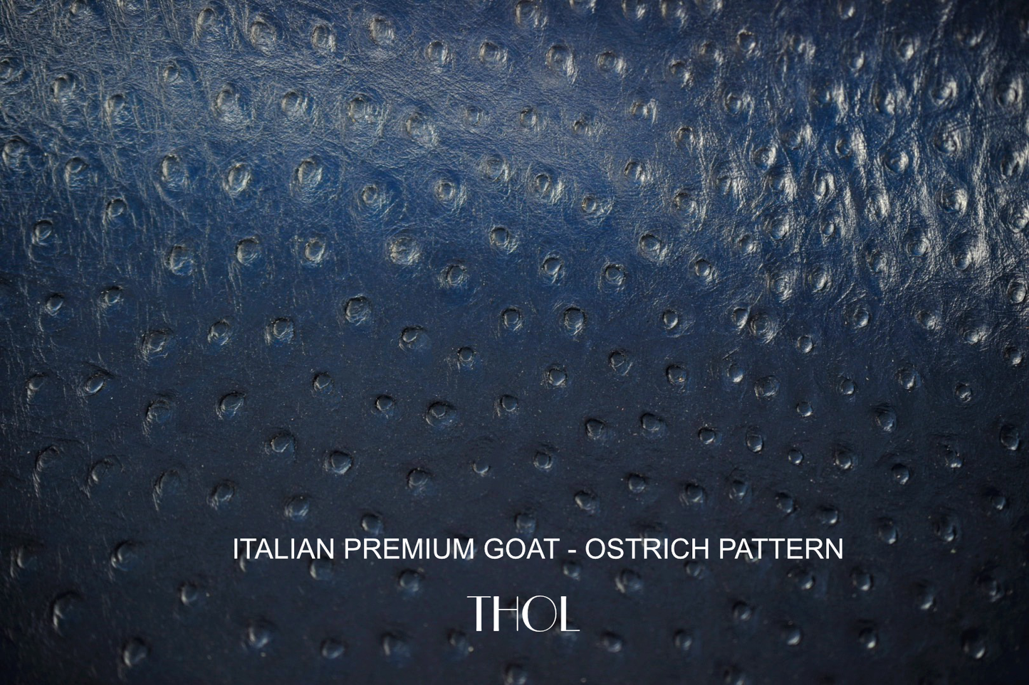 Italian Premium Goat - Ostrich pattern