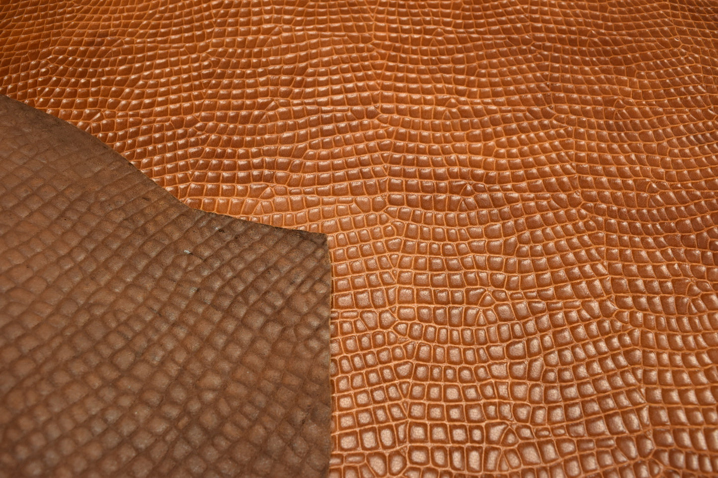 Italian Crocco Reverse Embossed Goat