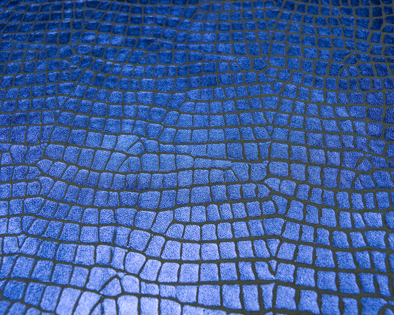 Italian Crocodile Print on Goat