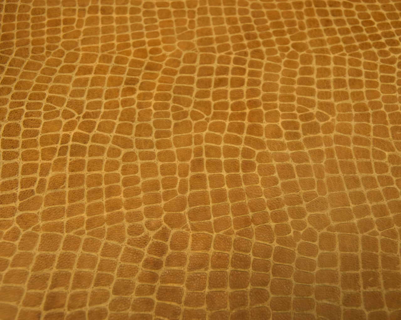 Italian Tan Croco Print on Nubuck Goat