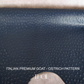 Italian Premium Goat - Ostrich pattern