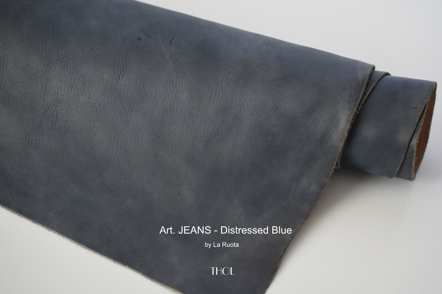 Art. Jeans - Distressed Blue Italian Veg Tan Shoulders (La Ruota)