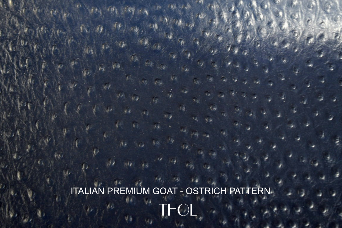 Italian Premium Goat - Ostrich pattern