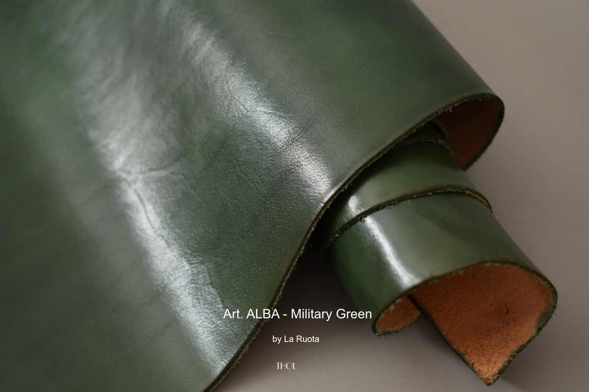 Art. ALBA  - La Ruota’s #1 Best Seller Italian Veg Tan Cow Shoulder