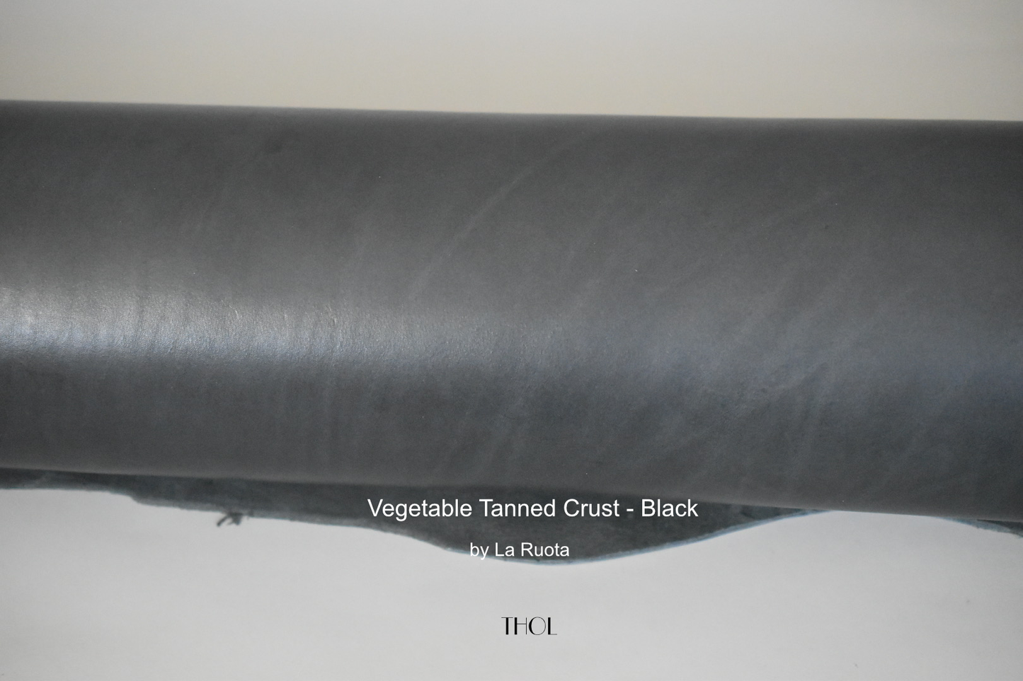 Vegetable Tanned Crust - Black 3.2mm by La Ruota