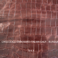 Art. Assuan Crocodile-embossed Italian Calf by Conceria INCAS