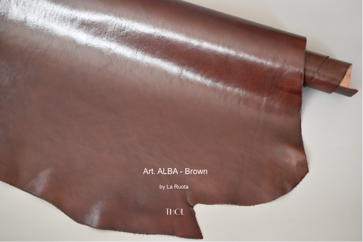 Art. ALBA  - La Ruota’s #1 Best Seller Italian Veg Tan Cow Shoulder