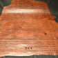 Italian Baby Brown Crocodile Embossed Goat