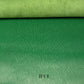 Dark Lime Green Italian EPI Leather