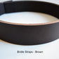 Veg Tan Bridle Leather Straps