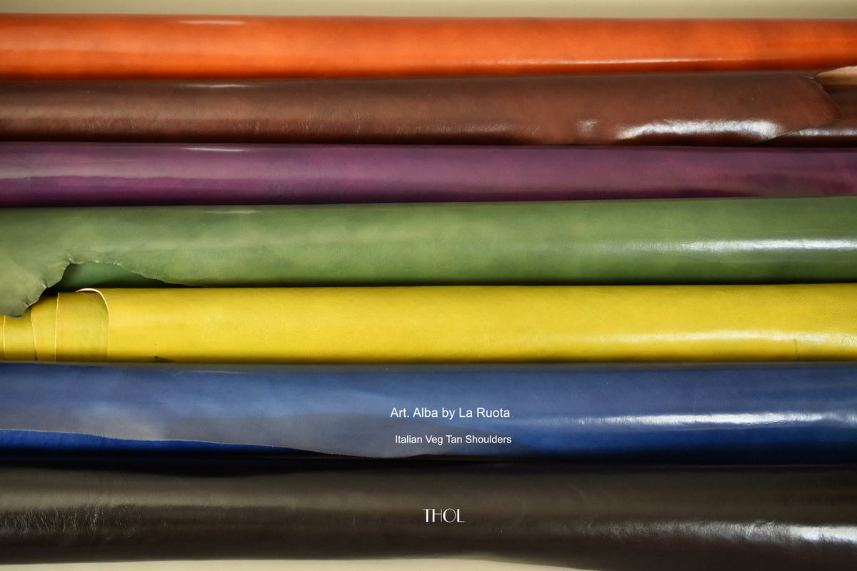 Art. ALBA  - La Ruota’s #1 Best Seller Italian Veg Tan Cow Shoulder
