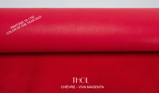 Chèvre - Viva Magenta Pantone Color of the Year 2023
