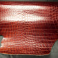 Italian Glazed Crocodile-Embossed Cow Side